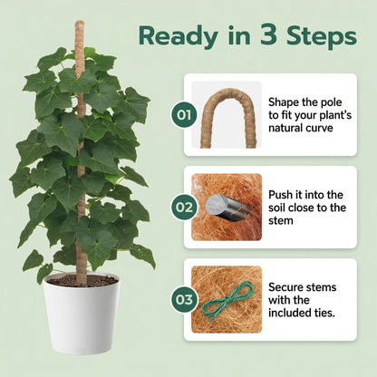 Bendable Coconut Coir Plant Pole