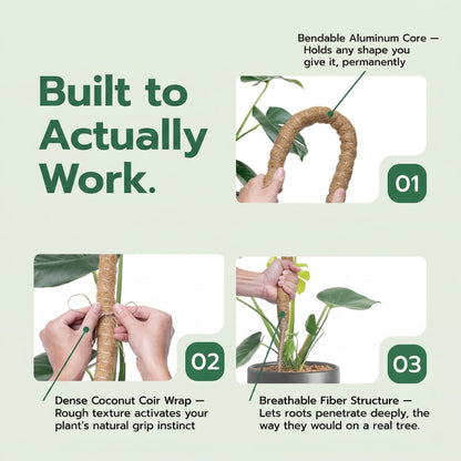 Bendable Coconut Coir Plant Pole